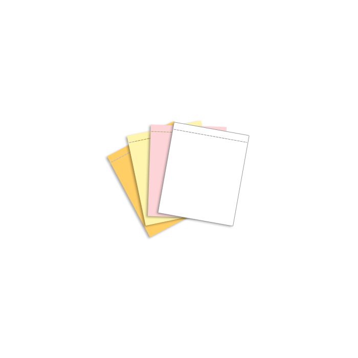 4 Part Snap-Perf Carbonless Paper